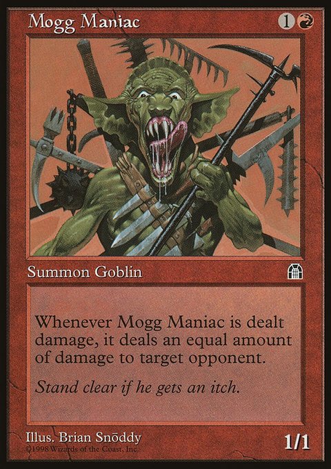 Mogg Maniac, Stronghold #94, Magic: The Gathering card