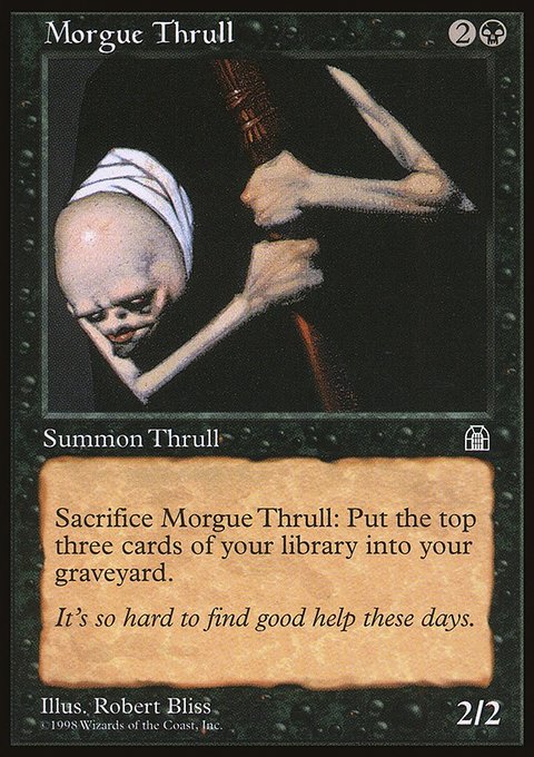Morgue Thrull, Stronghold #65, Magic: The Gathering card