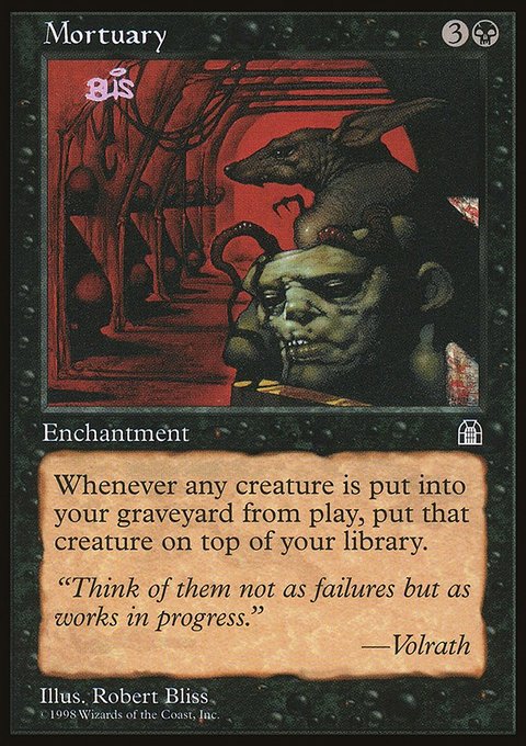 Mortuary, Stronghold #66, Magic: The Gathering card