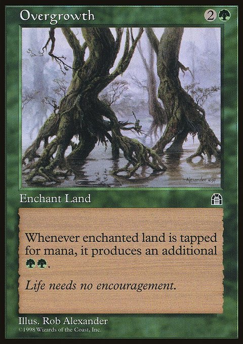 Overgrowth, Stronghold #111, Magic: The Gathering card