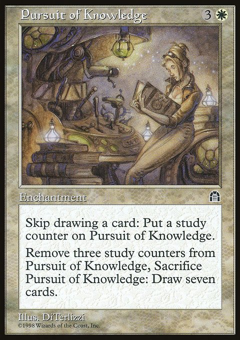 Pursuit of Knowledge, Stronghold #10, Magic: The Gathering card