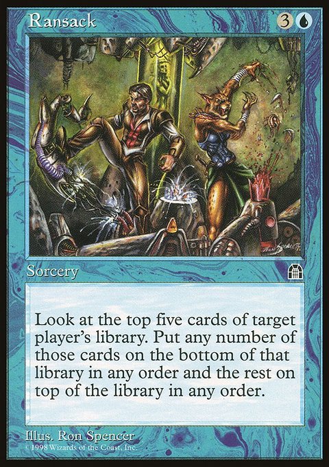 Ransack, Stronghold #39, Magic: The Gathering card