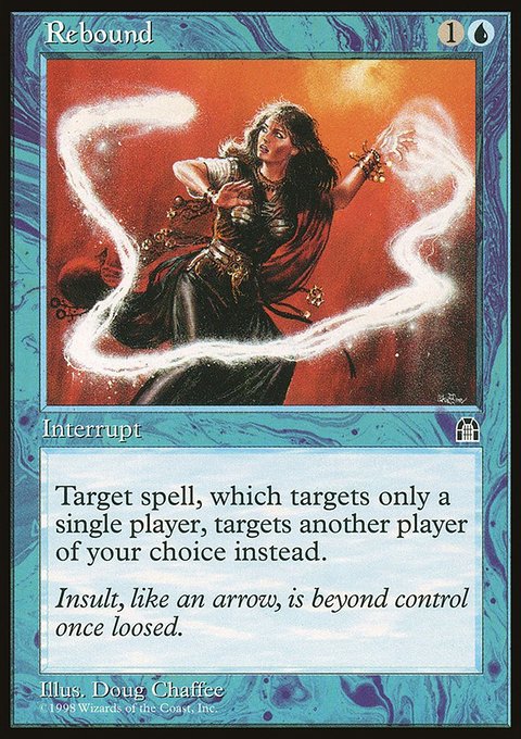 Rebound, Stronghold #40, Magic: The Gathering card