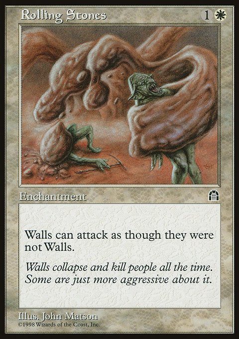 Rolling Stones, Stronghold #11, Magic: The Gathering card
