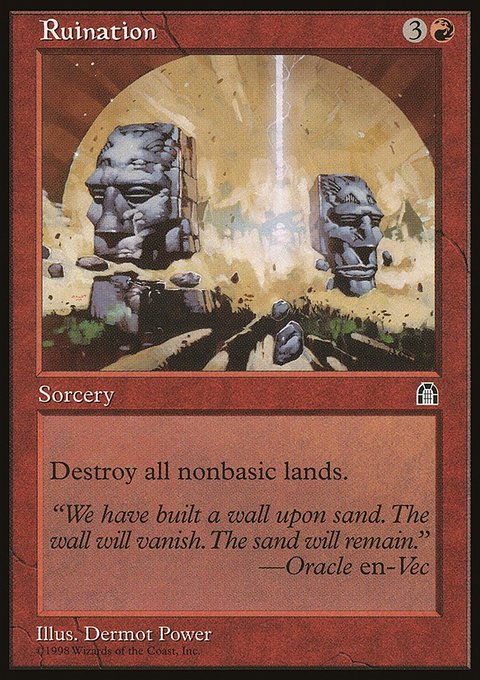 Ruination, Stronghold #95, Magic: The Gathering card