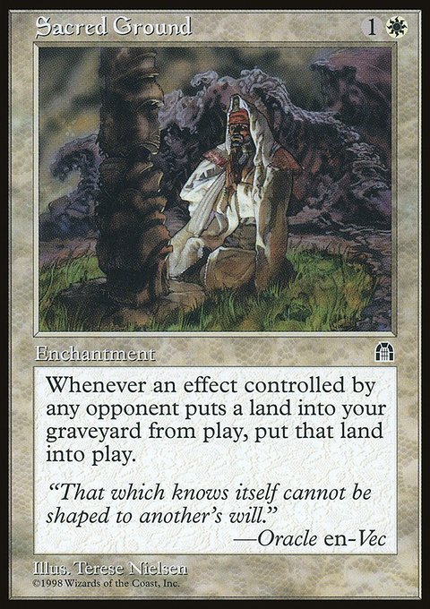 Sacred Ground, Stronghold #12, Magic: The Gathering card