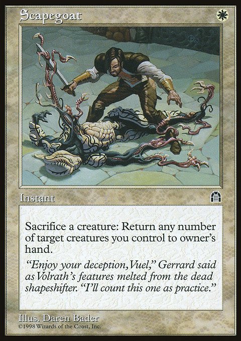 Scapegoat, Stronghold #14, Magic: The Gathering card