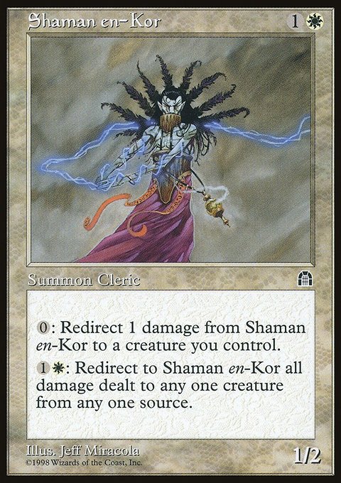 Shaman en-Kor, Stronghold #15, Magic: The Gathering card