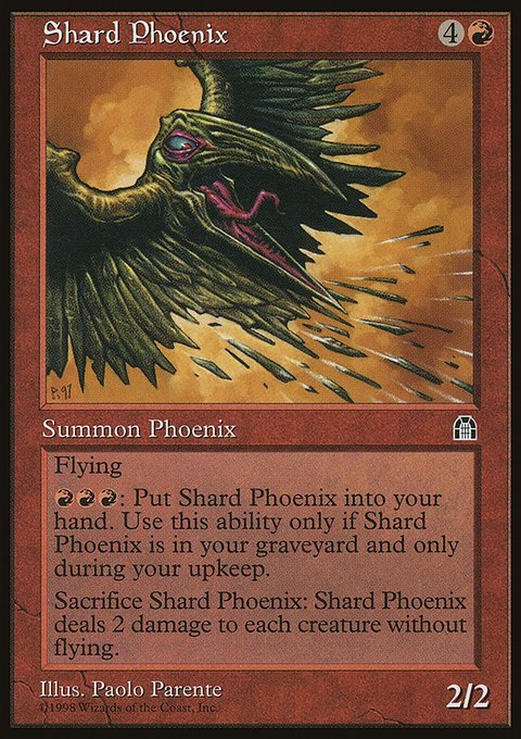 Shard Phoenix, Stronghold #97, Magic: The Gathering card