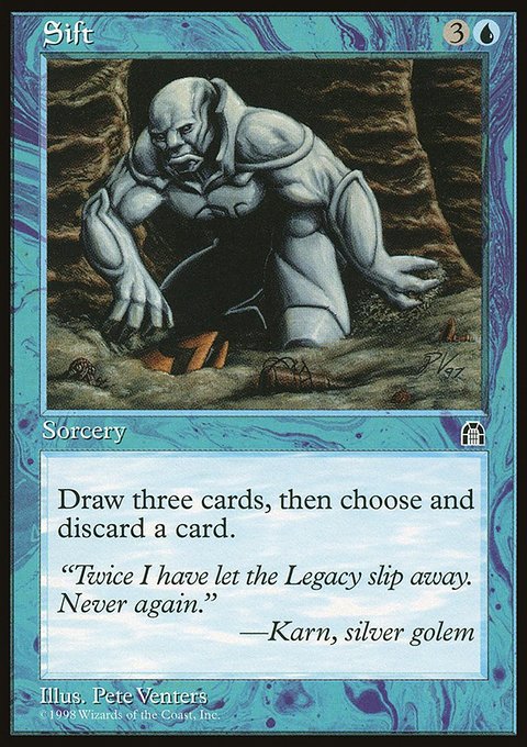 Sift, Stronghold #42, Magic: The Gathering card