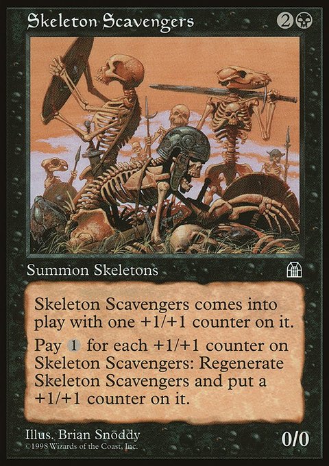 Skeleton Scavengers, Stronghold #70, Magic: The Gathering card