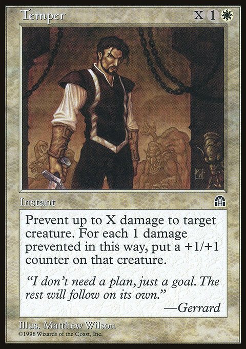 Temper, Stronghold #20, Magic: The Gathering card