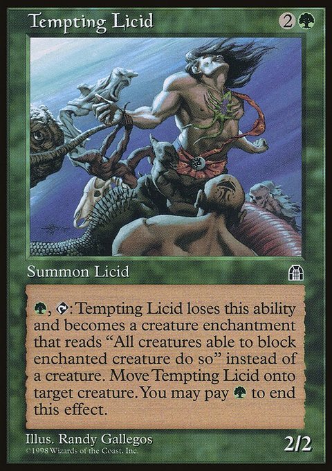 Tempting Licid, Stronghold #122, Magic: The Gathering card