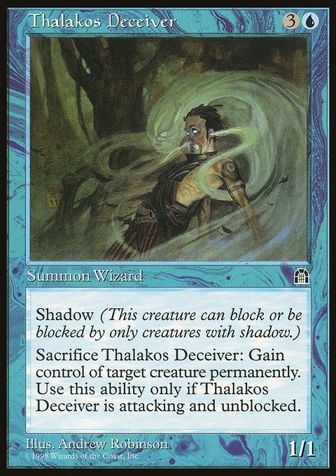 Thalakos Deceiver, Stronghold #45, Magic: The Gathering card