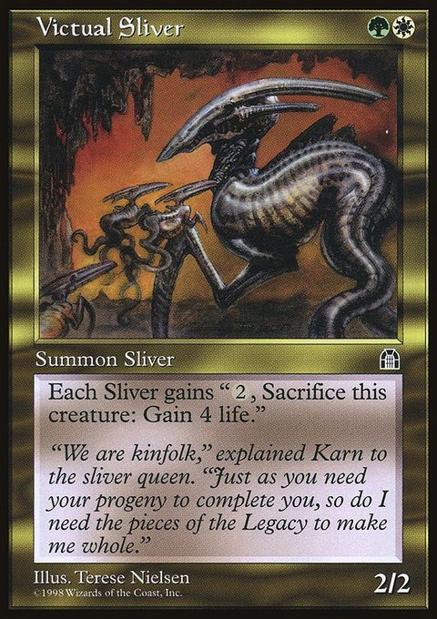 Victual Sliver, Stronghold #131, Magic: The Gathering card