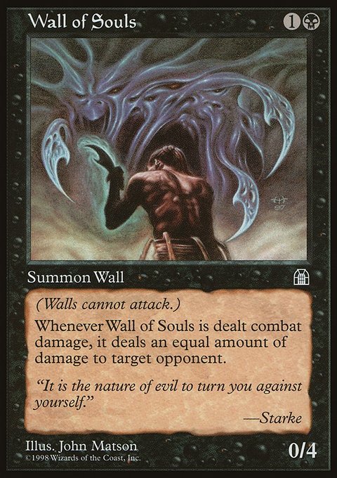 Wall of Souls, Stronghold #75, Magic: The Gathering card
