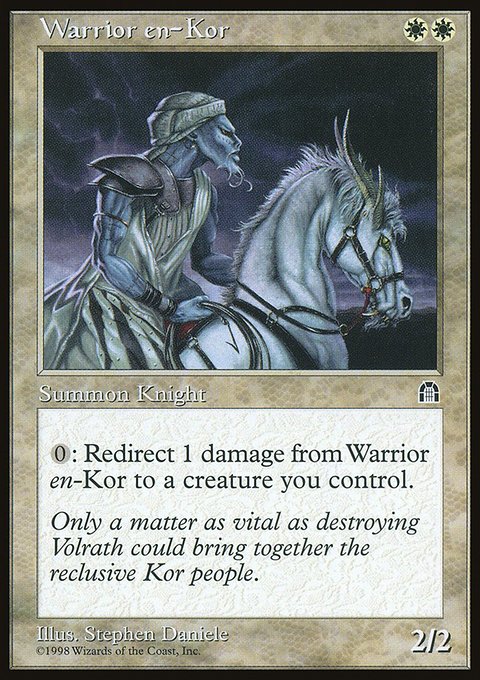 Warrior en-Kor, Stronghold #23, Magic: The Gathering card
