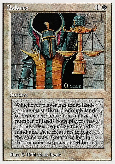 Balance, Summer Magic / Edgar #3, Magic: The Gathering card