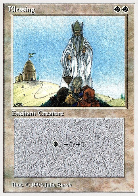 Blessing, Summer Magic / Edgar #6, Magic: The Gathering card