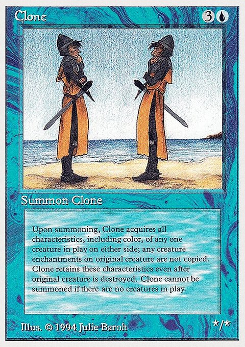 Clone, Summer Magic / Edgar #51, Magic: The Gathering card