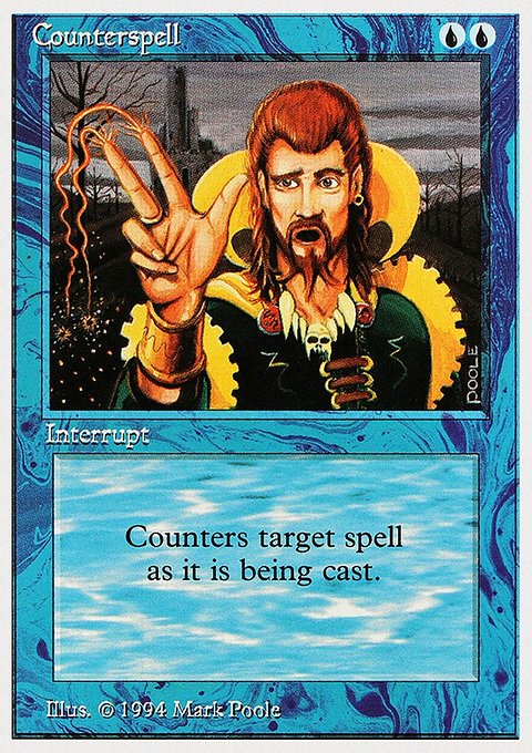 Counterspell, Summer Magic / Edgar #54, Magic: The Gathering card