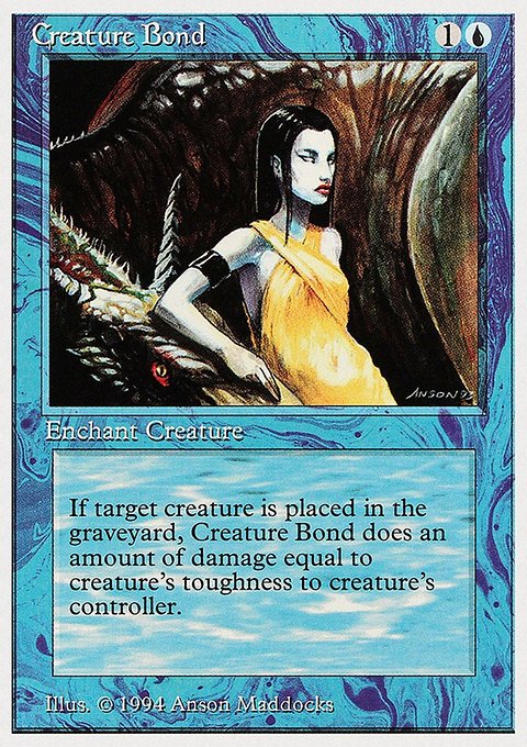 Creature Bond, Summer Magic / Edgar #55, Magic: The Gathering card