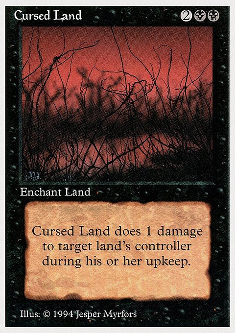Cursed Land, Summer Magic / Edgar #98, Magic: The Gathering card