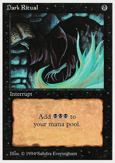 Dark Ritual, Summer Magic / Edgar #99, Magic: The Gathering card