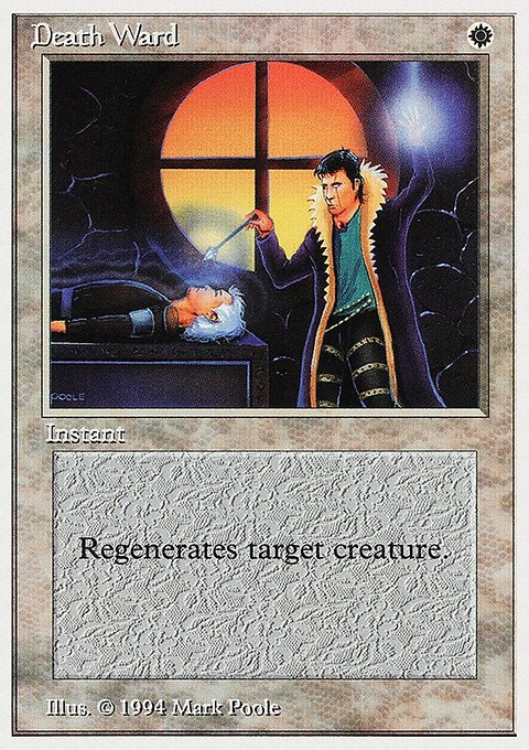 Death Ward, Summer Magic / Edgar #16, Magic: The Gathering card