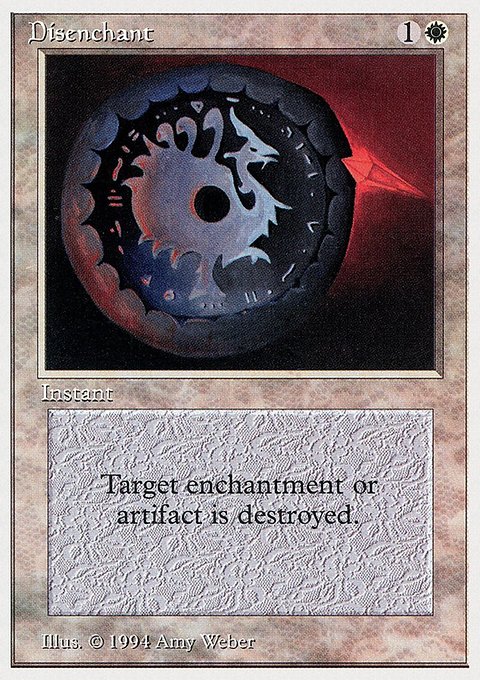 Disenchant, Summer Magic / Edgar #17, Magic: The Gathering card