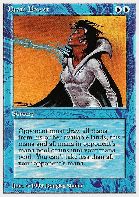 Drain Power, Summer Magic / Edgar #56, Magic: The Gathering card