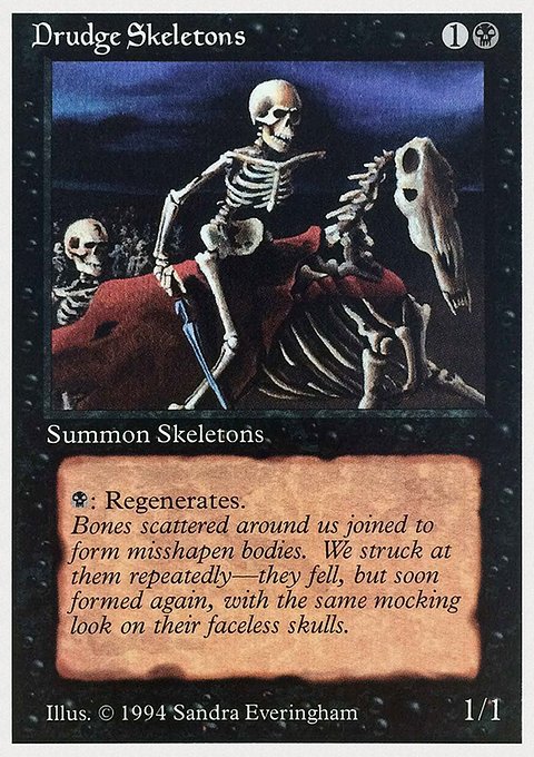 Drudge Skeletons, Summer Magic / Edgar #107, Magic: The Gathering card