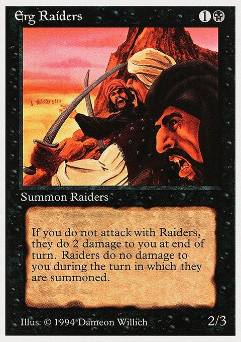 Erg Raiders, Summer Magic / Edgar #109, Magic: The Gathering card