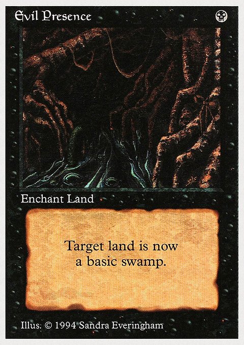 Evil Presence, Summer Magic / Edgar #110, Magic: The Gathering card