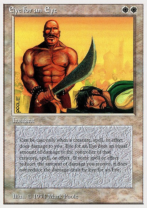Eye for an Eye, Summer Magic / Edgar #18, Magic: The Gathering card
