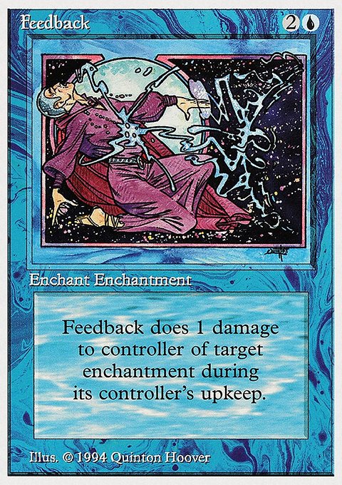 Feedback, Summer Magic / Edgar #58, Magic: The Gathering card