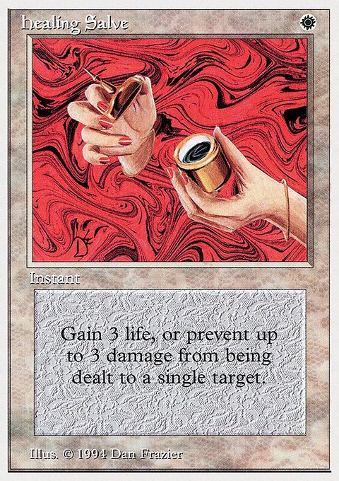 Healing Salve, Summer Magic / Edgar #22, Magic: The Gathering card