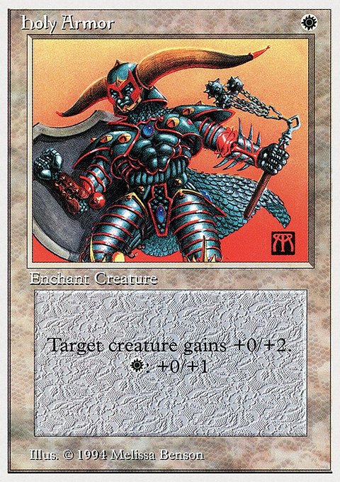 Holy Armor, Summer Magic / Edgar #23, Magic: The Gathering card