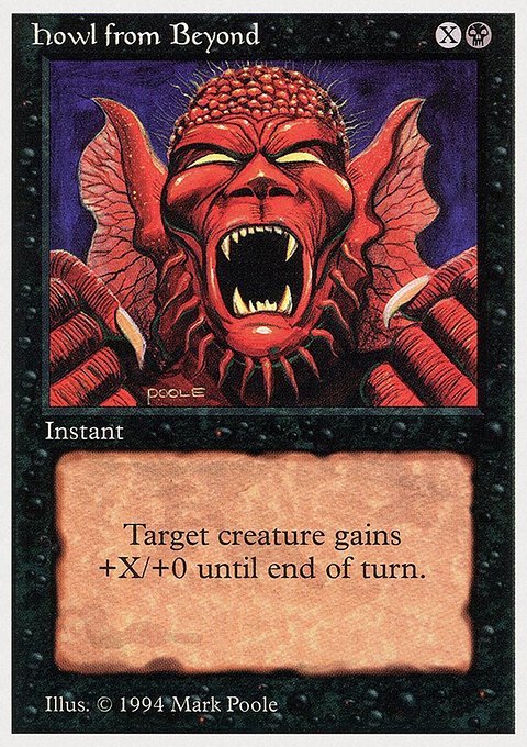 Howl from Beyond, Summer Magic / Edgar #114, Magic: The Gathering card