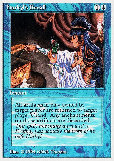 Hurkyl's Recall, Summer Magic / Edgar #60, Magic: The Gathering card