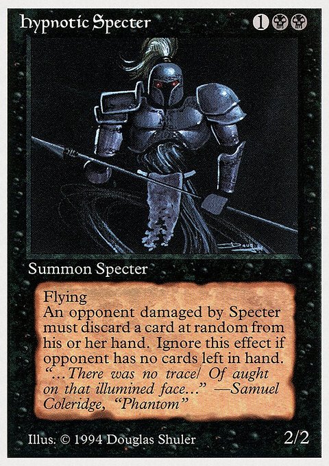 Hypnotic Specter, Summer Magic / Edgar #115, Magic: The Gathering card