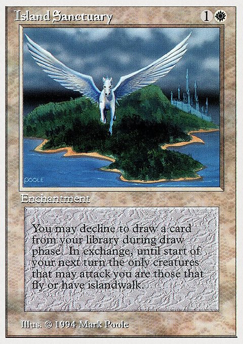 Island Sanctuary, Summer Magic / Edgar #25, Magic: The Gathering card