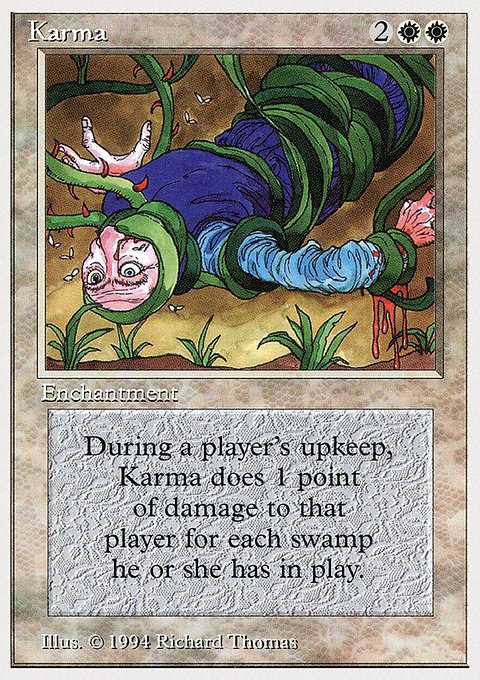 Karma, Summer Magic / Edgar #26, Magic: The Gathering card
