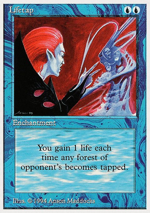 Lifetap, Summer Magic / Edgar #63, Magic: The Gathering card