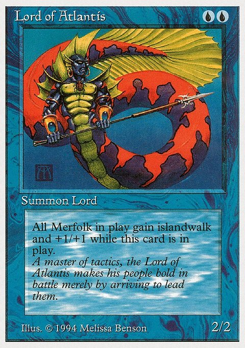 Lord of Atlantis, Summer Magic / Edgar #64, Magic: The Gathering card