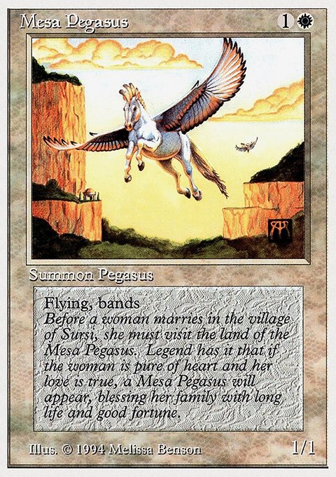 Mesa Pegasus, Summer Magic / Edgar #28, Magic: The Gathering card