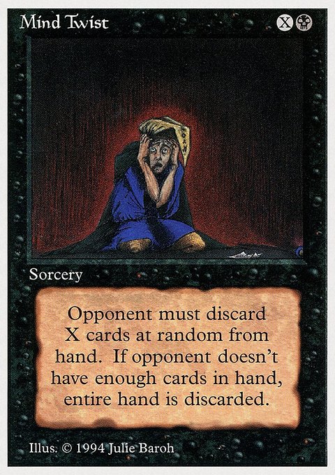 Mind Twist, Summer Magic / Edgar #117, Magic: The Gathering card
