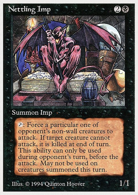 Nettling Imp, Summer Magic / Edgar #119, Magic: The Gathering card