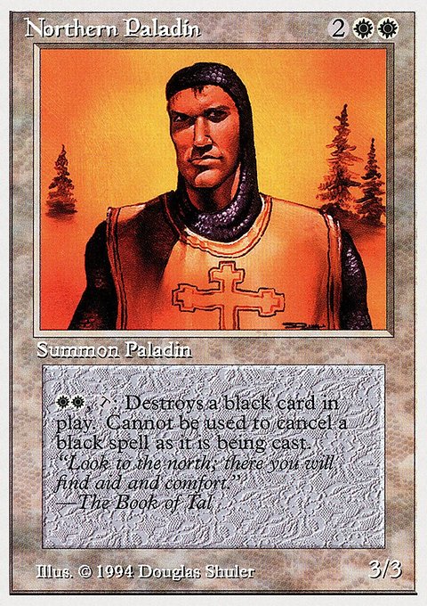 Northern Paladin, Summer Magic / Edgar #29, Magic: The Gathering card