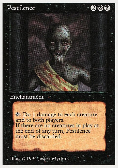 Pestilence, Summer Magic / Edgar #122, Magic: The Gathering card